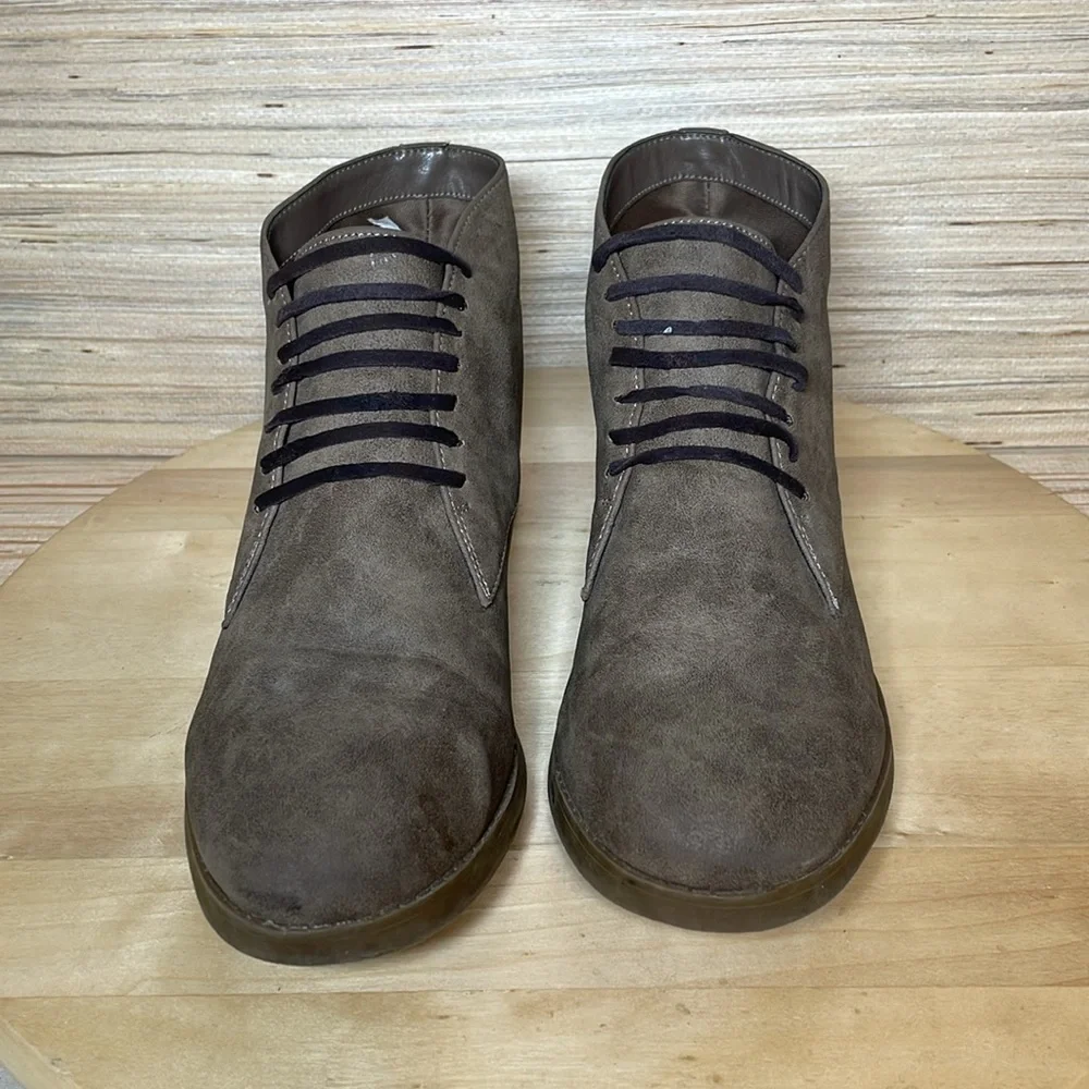 Indigo Rd Faux Suede Ankle Booties woman’s size 8.5 Brown